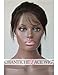 Chantiche Yaki Straight Full Lace Wig for Women, Brazilian Remy Human Hair Wigs with Baby Hair 16inch #1B