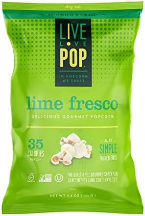 Live Love Pop Lime Fresco Popcorn 4.4 oz. (12 pack) …