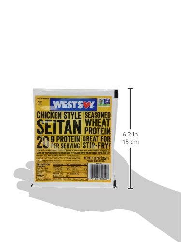 WestSoy, Chicken Style Seitan, 18 oz