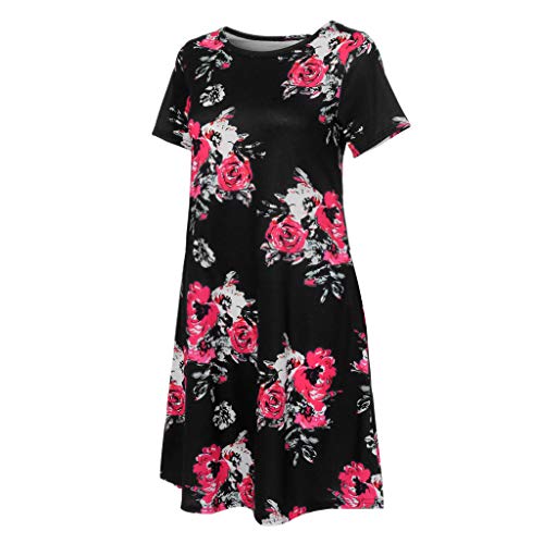 2 HULKAY+Womens+Dresses%25E4%25B8%25A8Summer+Printed+Pockets%25E4%25B8%25A8Loose