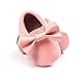 Weixinbuy Baby Boys Girls Soft Soled Tassel Bowknots Crib Shoes PU Moccasins