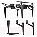 RCGEEK Compatible DJI Mavic Air Landing Gear Feet Leg Extenders Height Extending Kit with Silicon Shockproof Foot Cushion Compatible with DJI Mavic Air Drone, 1 Set (for Mavic Air)