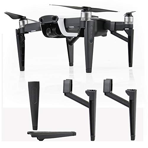 RCGEEK Compatible DJI Mavic Air Landing Gear Feet Leg Extenders Height Extending Kit with Silicon Shockproof Foot Cushion Compatible with DJI Mavic Air Drone, 1 Set (for Mavic Air)