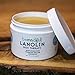 Lanolin Skin Therapy, Heavy Duty Face and Body Moisturizer for Extremely Dry Skin, Heals Chapped and Cracked Skin, Safe for Breastfeeding (8 oz)