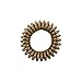 Kitsch Spiral Hair Ties for Women - Waterproof Ponytail Holders for Teens | Stylish Phone Cord Hair Coils for Girls | Thick & Thin Hair, 4 Pcs (Blonde)