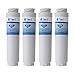 Tier1 9000 077104 Refrigerator Water Filter 4-pk | Replacement for Bosch 644845, REPLFLTR10, UltraClarity, 644845, 9000194412, 740570, 9000077095, 9000193914, Fridge Filter
