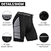 Men's Compression Shorts 3 Packs Soft Cool Dry Sports Tights Shorts for Running,Workout,Training
