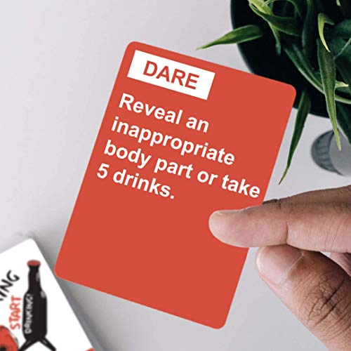 Stop Thinking Start Drinking! Card Game for Adults 150 Cards to Help