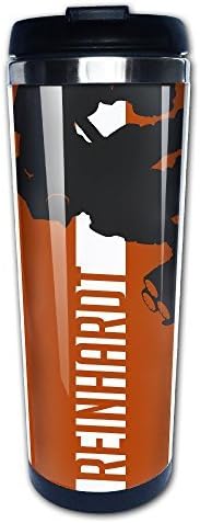 MASTER Reinhardt Over Watches Shooting War Game FPS Stainless Steel Mug / 350mL / DOUBLE Sided Print Design by MASTER Mug