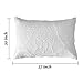 Brandream White Paisley Quilted Pillow Shams Cotton Standard Size Pillow Cases Set of 2 Comfy Soft Decorative Pillow Covers