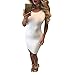VANCOL Women's Hollow Out Lace up Sexy Mini Bandage Bodycon Party Night Club Dress