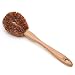 GOHIDE Clearing Brush by Natural Coconut Plant Fiber Beechwood Antislip Handle