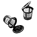 Boxtree 3 Pack Permanent Reusable Coffee Pod Filter with Stainless Mesh for Keurig Brewers