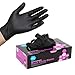 MED PRIDE Black Nitrile Medical Examination Gloves (Medium, 1000-Count) Ultra-Strong 6 mil Thick, Latex & Rubber Free, Disposable Powder-Free Gloves for Healthcare & Food Handling Use