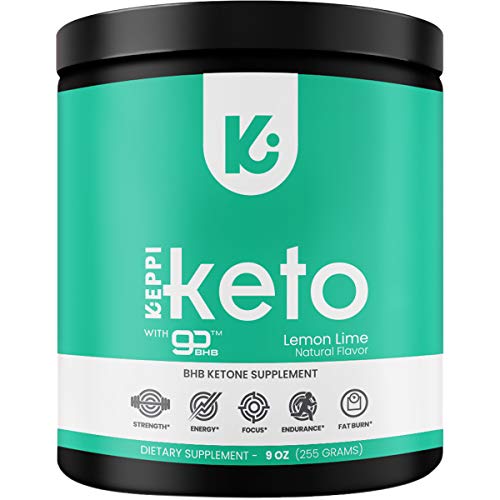 KEPPI Keto BHB Exogenous Ketones Powder Supplement: Patented BHB Ketones Formulated to Increase Energy, Burn Fat, Maintain Ketosis and Mental Focus