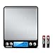 AiPoter Digital Pocket Kitchen Scale 0.01oz/0.1g 3000g Kitchen Food Scale Weight Compact Scale, Tare, Stainless Steel, Backlit Display