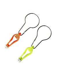 krazywolf Mini Power Grip Planer Junta Snap Trolling Peso Release Clip en anillo barco outfitting, 2 1 2 Pulgadas, Naranja Amarillo