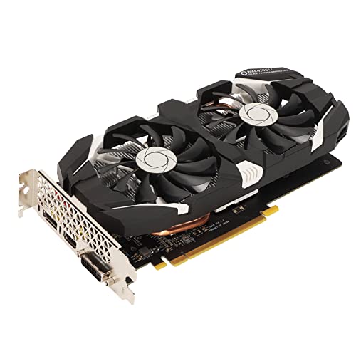 Bewinner RX 580 Graphics Card, 8GB GDDR5 Graphics Card with 1284MHz GPU, 60Hz 4K, PCI Express 3.0, 2 Cooling Fans, Gaming Graphics Card for 3D CAD, CAM, Video and Picture Editing
