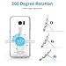 Galaxy S7 Case, Vokoo [Crystal Series] [Soft TPU] 360 Degree Rotating Kickstand Protective Case for Samsung Galaxy S7 (2016) [Clear]
