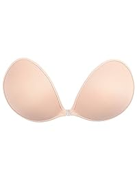 Altobooc Adhesive Bra Stapless Backless Sticky Silicone Bra Invisble Resuable Push up Bra Nipple Cover Breathable niplecover