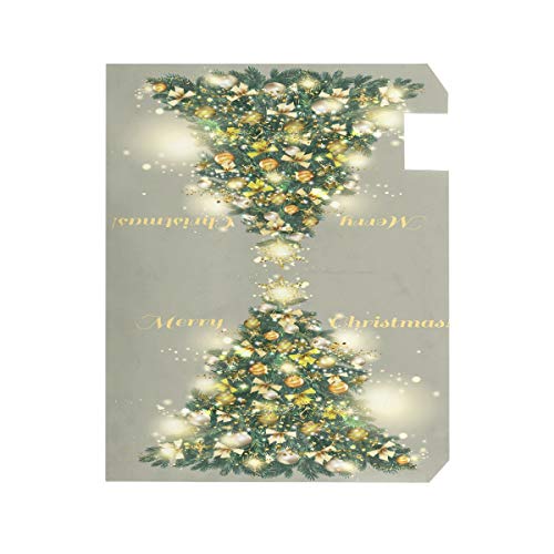 SUABO Christmas Trees Mailbox Cover, Standard Magnetic Mailbox Cover Wraps for Outside Garden