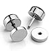 PiercingJ 2-12pcs 16G Solar System Galaxy Universe Stainless Steel Stud Barbell Earrings Illusion Ear Plug 0G Gauge Look