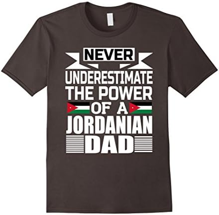 Mens Storecastle: Jordanian Dad Father's Day Jordan Gift T-Shirt 3XL Asphalt