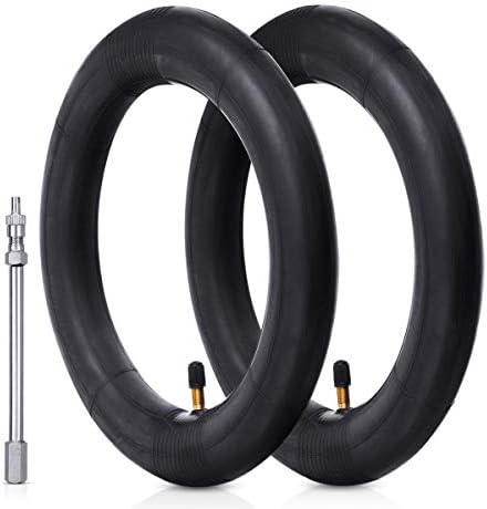 JOYXEON Pneu Roue 8 1/2X2 Chambre a air (1.8mm épais) / Pneu Plein Avant/Arrière Pneu Pneu de Rechange Compatible avec Xiaomi M365/ Pro, Durables Anti-Dérapant, Kit de démonte-pneus/Valve Extension