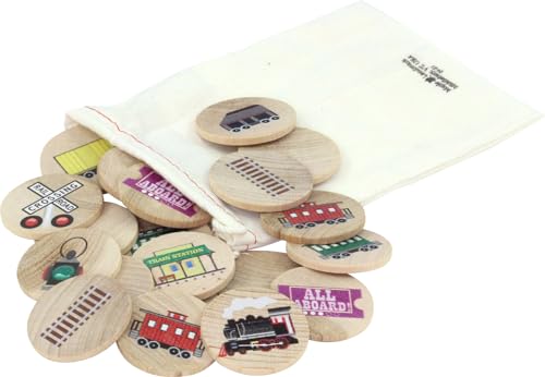 Maple Landmark Games to Go, Railroad Memory - Made in USA