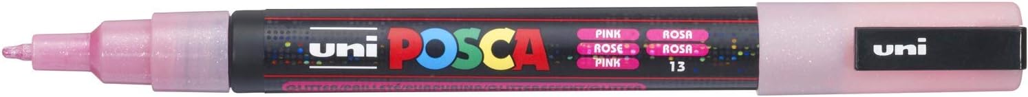 uni-ball POSCA FINE POINT 3M GLTR PINK, Glitter Pink