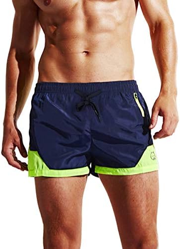 Lachi Swim Shorts Trunks for Men Swimwear Quick Dry Boxers Briefs Bottoms with Pockets Mesh Lining Surfing Swimming Pants Watershort
