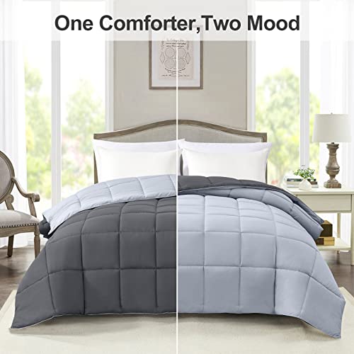 Homelike Moment California King Lightweight Comforter Gray All Season