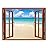 Wall26 - Beach and Tropical Sea Removable Wall Sticker/Wall Mural - 36"x48"