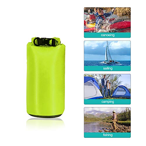 REDCAMP Ultralight Dry Sack for Kayaking Backpacking, Waterproof Nylon