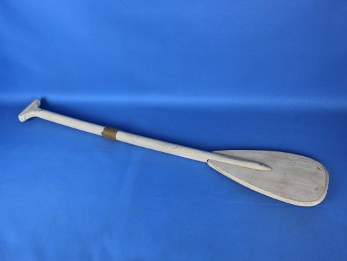 Wooden Rustic Whitewash Paddle 36" - Rustic Paddle - Wooden Paddle - Thumbnail 3