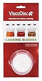 ViscoDisc Canning Buddies- Wide & Regular Mouth Mason Jar Canning Inserter- Helps Insert Your Discs to Keep Your Pickled Fruits and Veggies Submerged Under the Brine!