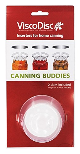 ViscoDisc Canning Buddies- Wide & Regular Mouth Mason Jar Canning Inserter- Helps Insert Your Discs to Keep Your Pickled Fruits and Veggies Submerged Under the Brine!