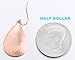 HUIMEI Fishhook Teardrop Earrings with Brushed Finished Dangle Earrings