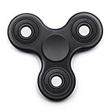 NEWBEA Hand Spinner Tri-Spinner Fidget Spinner Toy Stress Reducer - Perfect For ADD, ADHD, Anxiety, and Autism Adult Children (Three wings black A)