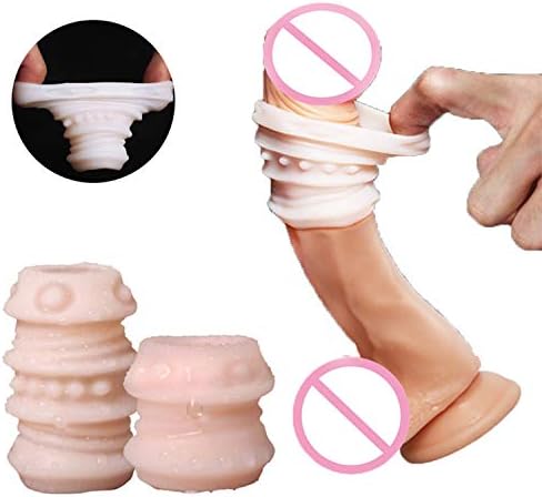 Men Procrastinate Ring Sleeve Silicon 2pcs Male Rings Male Foreskin Sleeve Ring Alluring Lasting Product for Men Procrastinate Ring Protection Ring Alluring Shop,