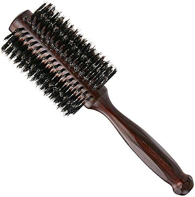 Medium Round Blow Dry Brush Boar Bristle Thermal Ceramic Barrel