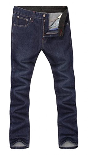 Modenuage Men's Stylish Slim Fit Straight Leg Jeans Trousers 33