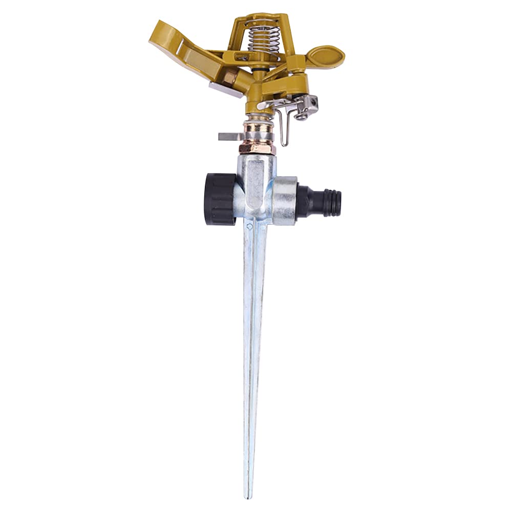 WANGCL 360 Degree Heavy Duty Impact Lawn Sprinkler Irrigation Sprayer Garden Sprinkler for Watering Plants Flowers Veggies