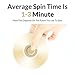 easyDecor EDC Tri Fidget Spinner Hand Toy Stress Reducer Focus Toy Relieves Anxiety And Boredom Guarantee 3 min + Spin Time (Gold)