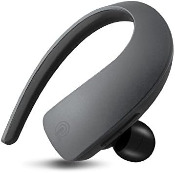 WISZEN Wireless Bluetooth In-Ear Headset, Bluetooth In-Ear Ear hook Headset with Built-in Microphone Able to Make/Answer Calls Hands-Free, Touch Controls, Noise Cancellation Headphone (Grey3)