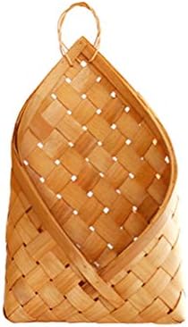 手織りの小型ストレージバスケット 素敵なバスケット クローゼット収納ボックス バスケット吊り 服ハンギングバスケット 初回限定 赤ちゃんウォールポーチ サイズ L 収納ボックス