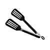 Roestvrijstalen Tong Grill Kooktang Salade Pasta Serveertang Anti-brandwonden Heavy Duty Multifunctionele Spateltang…