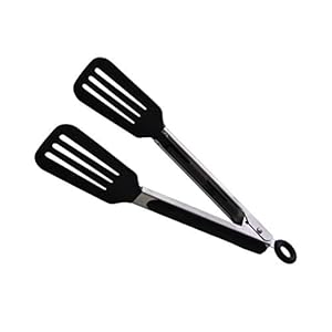 Roestvrijstalen Tong Grill Kooktang Salade Pasta Serveertang Anti-brandwonden Heavy Duty Multifunctionele Spateltang…