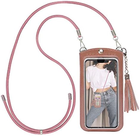 【Amazon 限定ブランド】takyu 携帯電話ホルスター,スマホポーチ ミニショルダーバッグ 入れたまま操作 PUレザー フリンジ付け 斜めがけ おしゃれ レディース ピンク・M 【Amazon 限定ブランド】takyu 携帯電話ホルスター,スマホポーチ ミニショルダーバッグ 入れたまま操作 PUレザー フリンジ付け 斜めがけ おしゃれ レディース ピンク・M