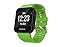 15 Color Replacement Bands Compatible with Fitbit Luxe Lux for Women Tpu Elastic Printed Strap Accessories Replacement Scrunchy Wristband with Stainless buckle for Fitbit Lux Luxe Large Small Smartwatch Accessories (35-green, Large)